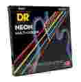 DR Strings 45-105 Hi-Def Neon Multi Color K3 Coated Bass Guitar Strings - Medium 4 string. 