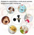10mm Black safety eyes of 10piece  Solid Plastic Safety Eyes Craft Eyes with Washers for Doll, Puppet, Plush Animal DIY Making. 