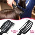 Sutuiying 2pcs Hair Styling Comb Set - Detangling Scalp Massage Brushes Large Curved Design for Quick Drying Suitable for All Hair Types. 