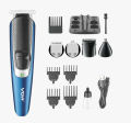 VGR V-172 Professional 5 In 1 Rechargeable Hair trimmer Metal Barber Use Electric Hair Clipper Cordless. 