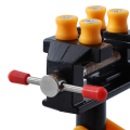 Nullmul 2X Portable Mini Table Vise Clamp for Small Work Hobby Jewelry Diy Craft Repair Tool Work Table Bench Vise Tool Vice. 
