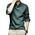 Fifty percent discount Men's White Shirt Long Sleeve Non iron Business Dress Slim Fit Korean Version Professional Work White Casual Men's Suit Shirt. 