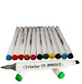 12 Colors Art Markers Set with PP Storage Box for Children Students Adults Professionals Beginners Artists Designers. 