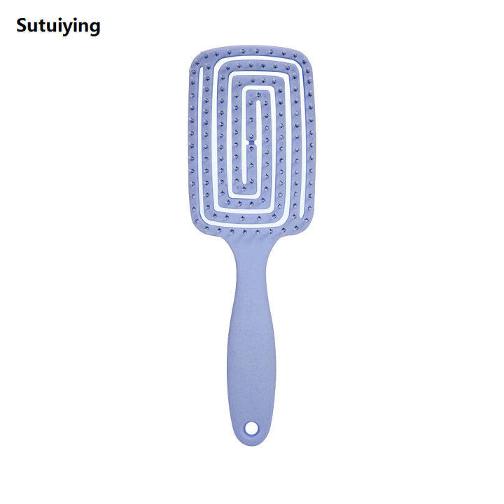 Sutuiying%201PC%20Breathable%20Hair%20Brush%20-%20Wide%20Tooth%20Detangling%20Design%20Luxury%20with%20Air%20Cushion%20for%20Women/Men%20Daily%20Use%20Travel%20-%20Image%207