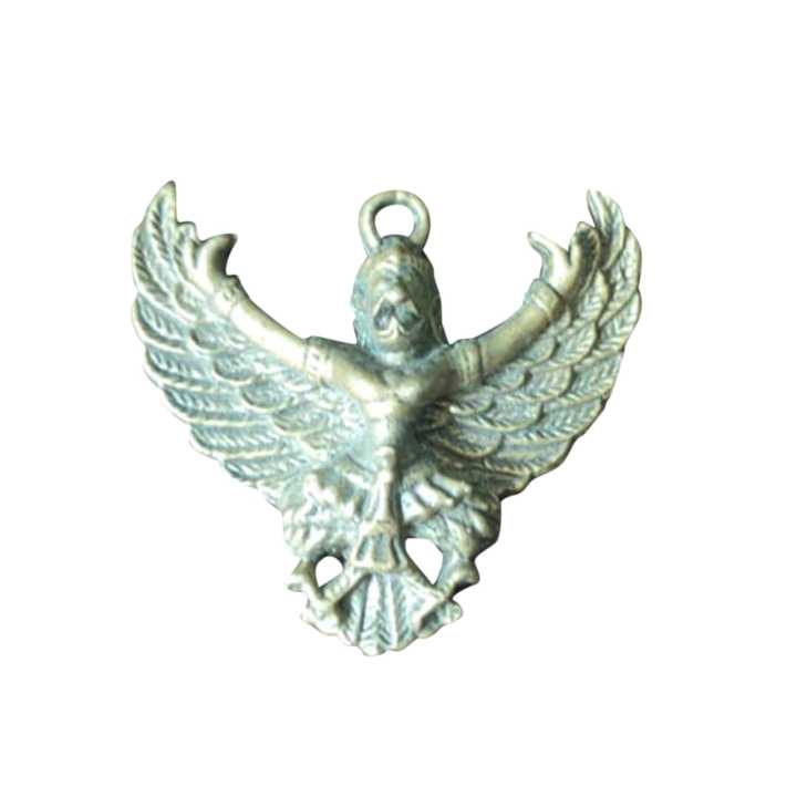 Garuda Locket Unisex Stainless Steel Pendant Necklace with Engraving