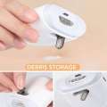 Electric Scissors Rechargeable Mini Clippers for Children Adults Automatic Nail Trimmer Manicure Polishing with Light. 