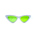 Trendy Green Cat Eye Sunglasses For Women. 