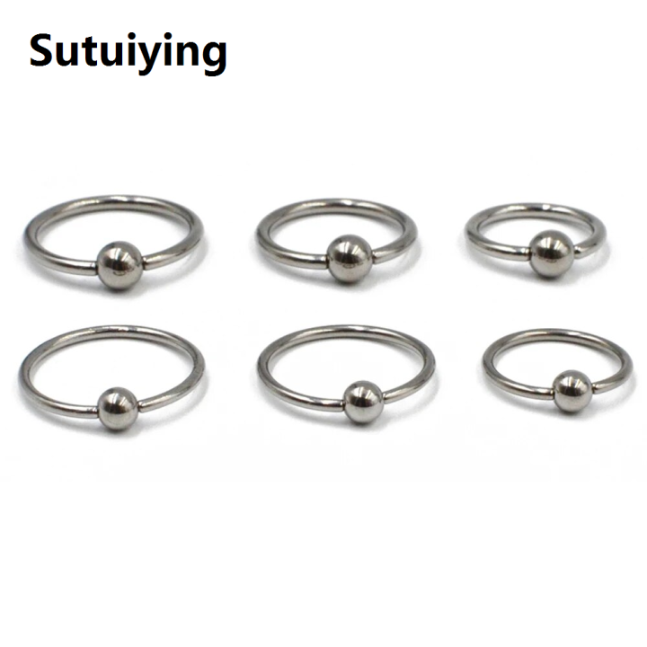 Sutuiying%201PC%20G23%20Solid%20Titanium%20Circular%20Bead%20Ring%20Closer%20Ring%20Nose%20Lip%20Ring%20Labret%20Ear%20Tragus%20Helix%20Cartilage%20Daith%20Earrings%20Piercing%20-%20Image%204