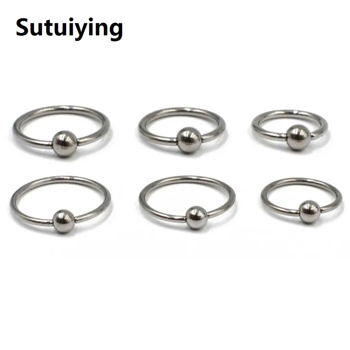 Sutuiying%201PC%20G23%20Solid%20Titanium%20Circular%20Bead%20Ring%20Closer%20Ring%20Nose%20Lip%20Ring%20Labret%20Ear%20Tragus%20Helix%20Cartilage%20Daith%20Earrings%20Piercing%20-%20Image%204