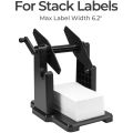 2X External Rolls Label Holder, 2 in 1 Fanfold Stack Paper Holder for Desktop Thermal Label Printer. 