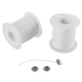 Candle DIY Tools,2 Rolls Braided Wick Core for Crafts. 