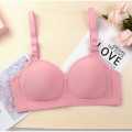 Pink Women's A6 Soft Push-Up Plain Padded Bra. 