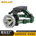 Xinsite Solar Lighting Type-C Rechargeable Long-Range Outdoor Headlamp Long Battery Life Searchlight. 