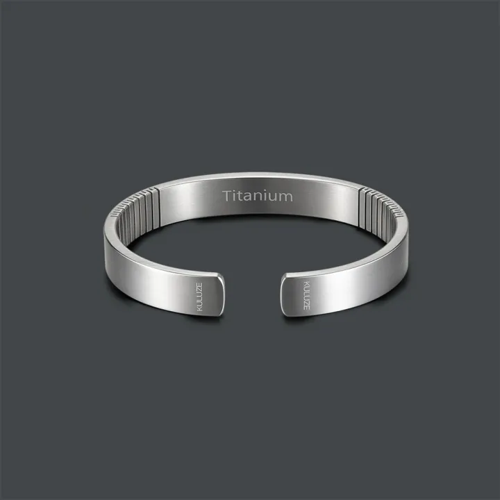 KULUZE%20Original%20Titanium%20wristband%20100%25%20Pure%20titanium%20Golf%20Athletic%20Bracelet%20Men%20Women%20C-Shaped%20cuff%20Bangle%20Bracelet%20fashionGift%20-%20Image%202