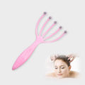 Yuanyan Soft Handheld Head Scalp Massager Neck Ball Comb Roller Five Finger Claws Steel Relax SPA Hair Care for Scratching Head Relief. 