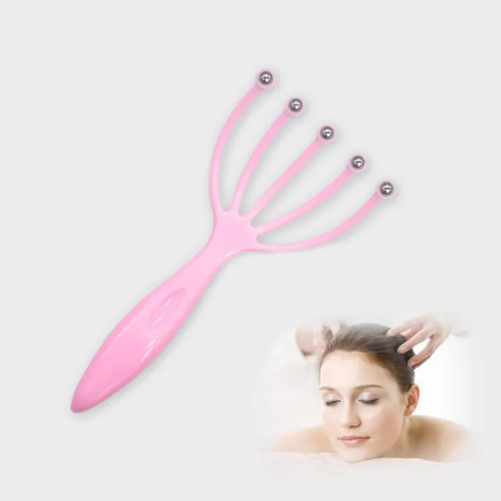 Yuanyan%20Soft%20Handheld%20Head%20Scalp%20Massager%20Neck%20Ball%20Comb%20Roller%20Five%20Finger%20Claws%20Steel%20Relax%20SPA%20Hair%20Care%20for%20Scratching%20Head%20Relief%20-%20Image%202