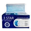 3 Star Surgical Disposable 3 Ply Face Mask Pack of 50. 