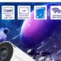 HY300 Portable Mini Home Theater LED HD Digital Smart Projector Android 11. 