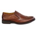 Black Horse Brown Slip On Formal Shoes For Men (Bh-77). 