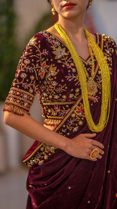 Magar%20Gurung%20Dark%20Purple%20Cultural%20Hand%20Embroidered%20Designer%20Dress%20Lehenga%20Choli%20Set%20-%20Image%206