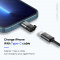 Type C to 8 Pin OTG Adapter USB For Earphone U Disk 2A Fast Charging Data Cable Converter For iPhone 14 13 12 11 Pro Max Xs XR. 