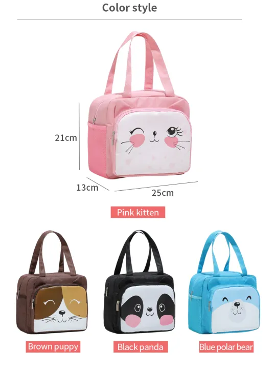 Wifu%20Cute%20Thermal%20Insulated%20Lunch%20Bags%20with%20Outer%20Zipper%20Pocket%20and%20Side%20Bottle%20Holder%20-%20Image%206