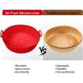 Basket Thicken Silicone Mold For Pot Oven Baking Tray Fried Chicken Pizza Mat Air Fryer Accessories. 