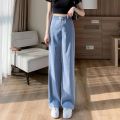 Comfortable New Long Plain Button Pant For Women - Blue Colored | Multisize | Fashion | Cotton Pants For Women. 