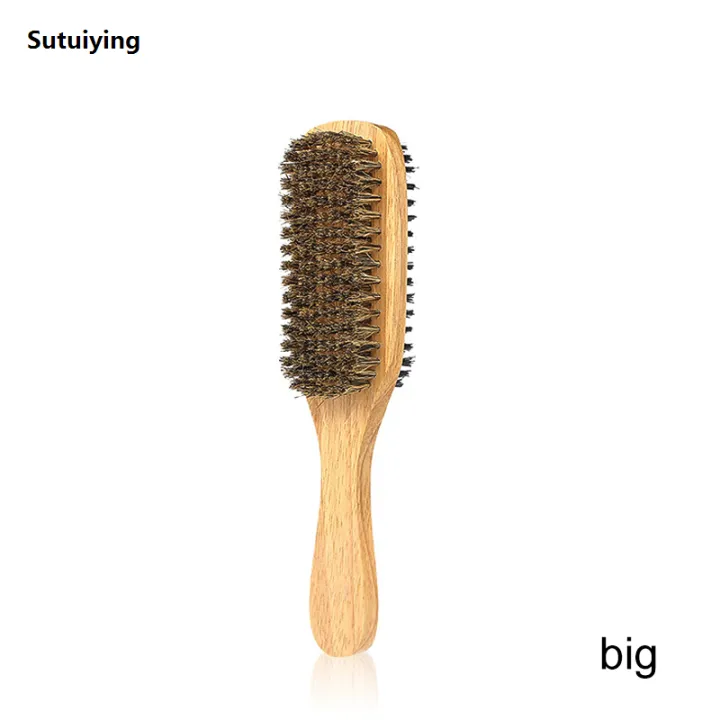 Sutuiying%20Men's%20Double-Sided%20Boar%20Bristle%20Beard%20Comb%20with%20Long%20Wooden%20Handle%20%E3%80%902025%20Version%E3%80%91%20Cleaning%20Brush%20Beauty%20Anti-Static%20Brush%20Natural%20Premium%20-%20Image%206