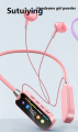 Sutuiying Neckband wireless Bluetooth headphones with ultra-long battery life, Hot Selling large screen digital display, sports noise-cancelling S10. 