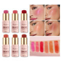 one Productei 3 In 1 Three Dimensional Blusher Stick Long Lasting Waterproof Matte Blush Eyeshadow Lip Universal. 