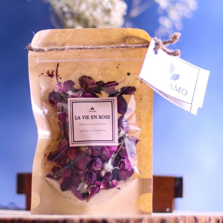 Rose Bud Tea : Rose Tea for Skin and Antioxidants | La Vie En Rose by Tea Amo Nepal-10 Grams