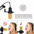 BM800 Condenser Microphone Full Set - Professional Karaoke and Recording Kit with V8 Plus Sound Card and 48V Phantom Power. 
