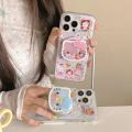 NEW 11 Phone Case15 14 for iPh Charging Phone Case Adapter Stand Magnetic Wireless Kitty Hello Cute Cartoon One 16 Pro Max 16 13 12. 