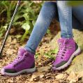 Trekking Purple Laceup Outdoor Hiking Shoes For Women - Fashion | Shoes For Women | Wome's Footwear |. 