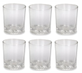 Set of 6 Whiskey Glasses - Crystal Glass Tumblers, Stylish, Premium Quality  for Whiskey, Bourbon & Scotch!. 