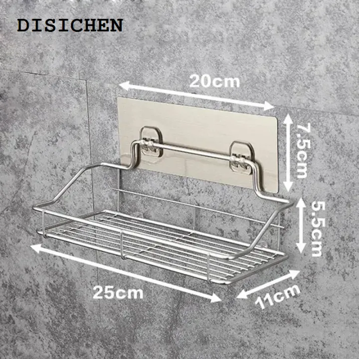 DISICHEN%20Sales%20promotion%20Stainless%20Steel%20Bathroom%20Storage%20Shower%20Shelf%20Punch-Free%20Kitchen%20Toilet%20Wall%20Hanging%20Rack%20Organizer%20Bathroom%20Corner%20Shelves%20Set%20-%20Image%207