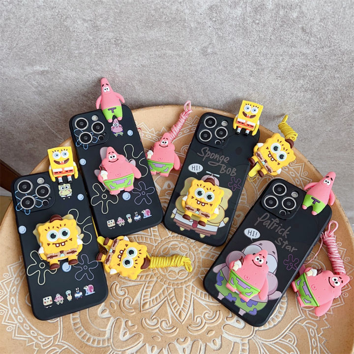 Patrick%20Star%20Casing%20iPhone%2016%2015%20Pro%20Max%2015%20Pro%2015%20Plus%2015%2014%20Pro%20Max%2014%20Pro%2014%20Plus%2014%20Cartoon%20SpongeBob%20SquarePants%20Lanyard%20Strap%20Silicone%20Shockproof%20Phone%20Case%20-%20Image%204