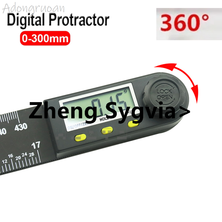 Delgada 12 Inch/300mm Digital Angle Finder Tool India