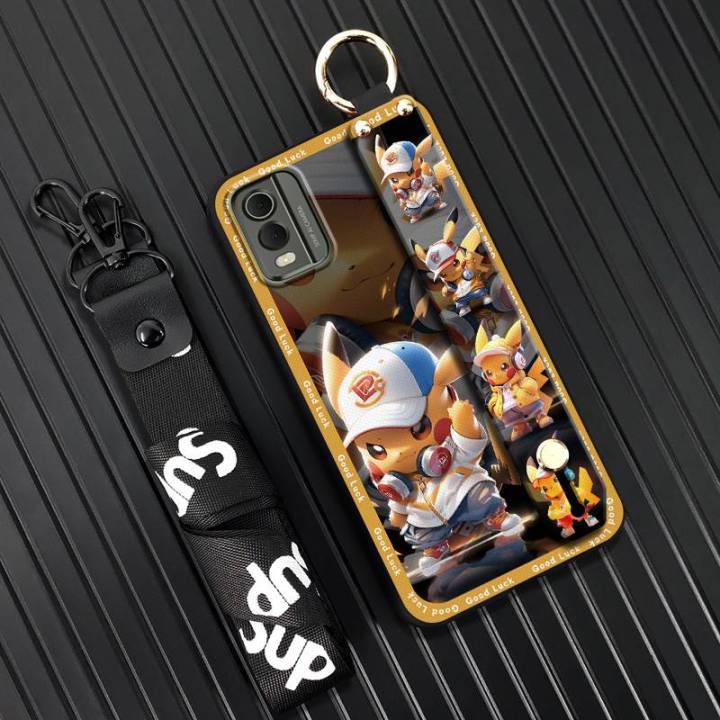 ring%20Anti-knock%20Phone%20Case%20For%20Nokia%20C32%20Kickstand%20Silicone%20Dirt-resistant%20Wristband%20Back%20Cover%20Phone%20Holder%20Soft%20case%20-%20Image%2010