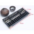 Montessori Multicolor Wooden Abacus Square 13 Digits Calculation Bead Wooden Learning Toy Beads Preschool. 