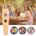 The wooden Kazoo instrument is easy to learn and uitable for all age groups. 