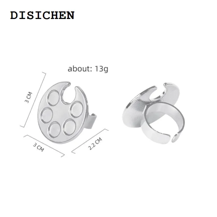DISICHEN%20Bargain%20price%20Mini%20Nail%20Art%20Color%20Palette%20Cute%20Round/Footprint%20Design%20Finger%20Ring%20Mixing%20Color%20UV%20Gel%20Painting%20Palette%20Manicure%20Nail%20Tools%20-%20Image%205