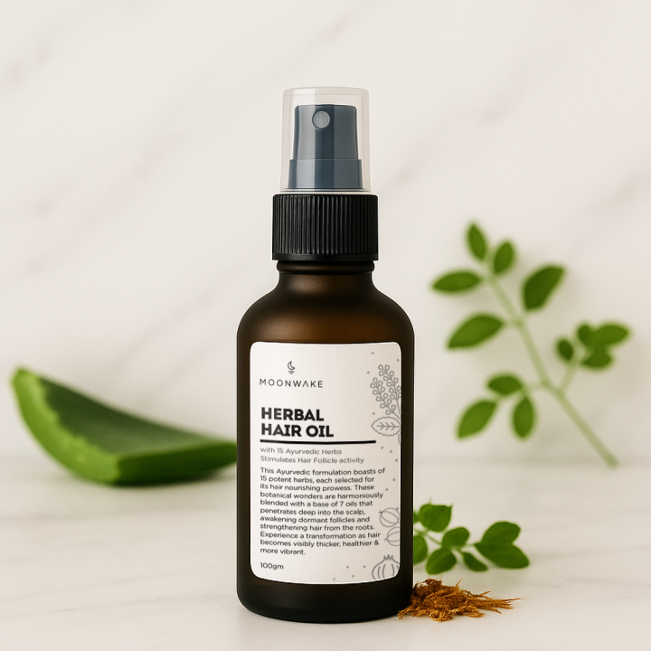Moonwake Herbal Hair Oil For Hair Growth – 50ml