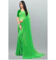 Black/Red Georgette Saree With Blouse Piece For Women | Casual Saree For Women | Traditional Wear For Women. 