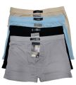 Pack Of 4 Men Ultra-Soft Ice Silk Stretch Solid Briefs Boxer Briefs Underwear (Color May Vary). 