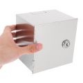 Protection Stainless Steel Anti-Theft Socket Protection Box Heavy-Duty Waterproof Heavy-Duty Box Lockable Weatherproof Electrical Outlet Protection Box Public Use. 