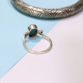 Original Turquoise Stone Pure Silver Ring For  Women. 