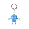 Pvc Trash Can Pendant Cute Trash Can Keychain Creative Cartoon for Teens Accessories Girls Bag. 