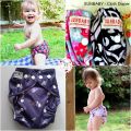 Baby Washable & Waterproof Clothes Diaper 2 Pcs Diaper With 2 Pcs Inserts Free. 